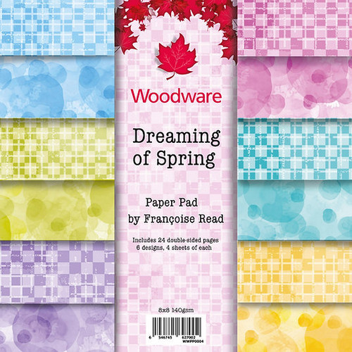 Woodware: 8x8 Paper Pad, Dreaming Of Spring