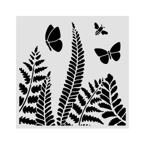 Stamperia: Thick Stencil - Daisy Art - Fern