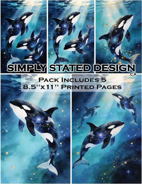 Simply Stated: 8.5x11 Paper Pack, Orca