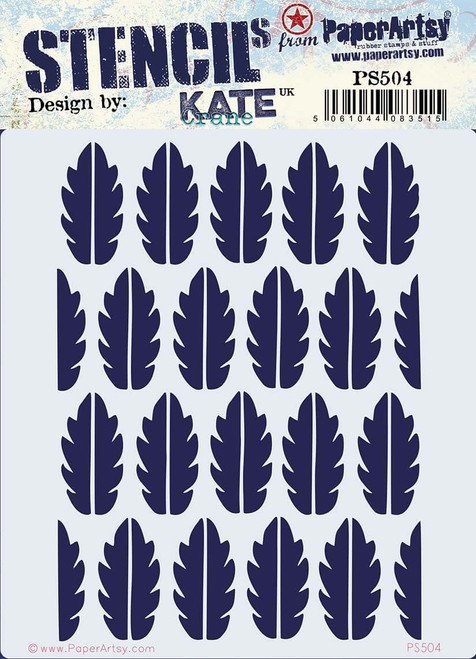 PaperArtsy: 6.5" x7" Stencil 504, {Kate Crane}