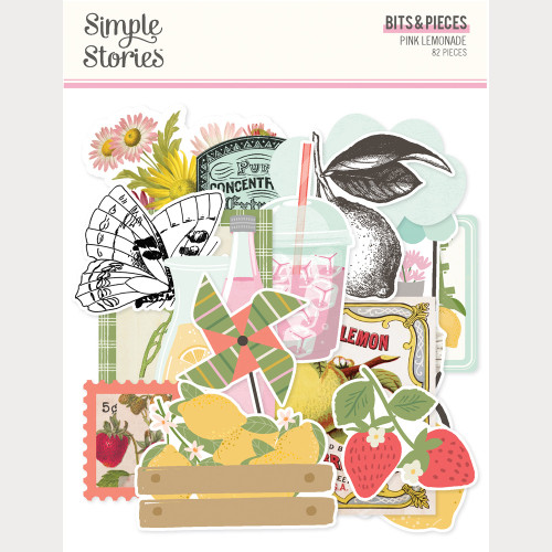 Simple Stories: Bits & Pieces, Pink Lemonade
