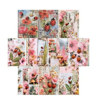 Simply Stated: A2 Card Base Pack, Lovely Ladybugs