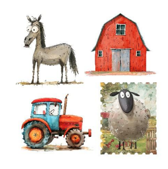 Simply Stated: Ephemera, Funny Farm - XL