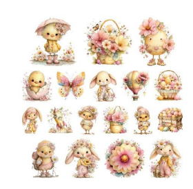 Simply Stated: Ephemera, Pastel Easter