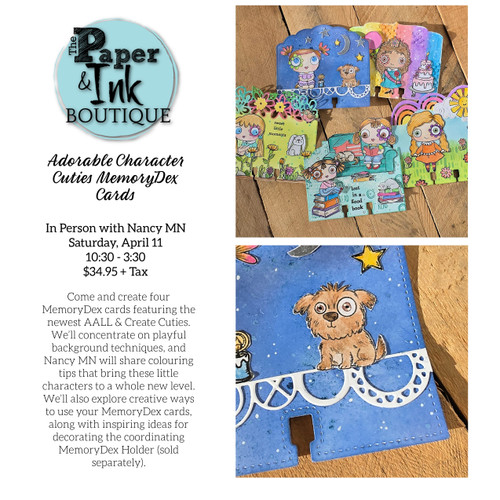 Nancy MN: April 11, In Person, Adorable Character Cuties MemoryDex Cards