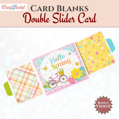 CrafTreat: Card Blanks - Double Slider Card