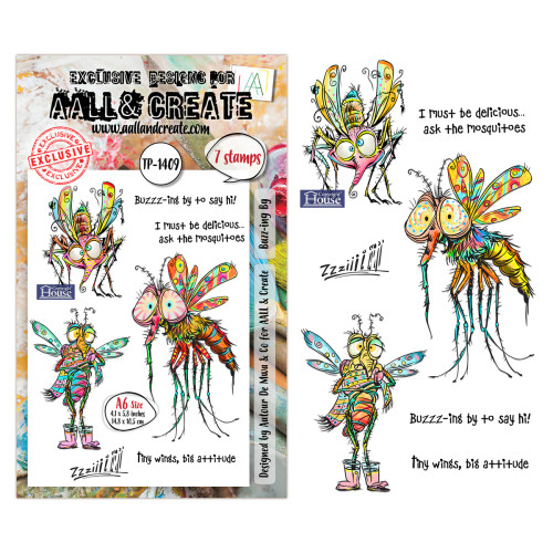 AALL and Create: A6 Stamp Sets - Buzz-ing By