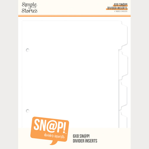 Simple Stories: SNAP! Divider Binder Inserts, 6" x 8"
