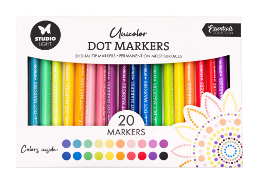 Studio Light: SL Dot Markers Unicolor Consumables 20 Pieces