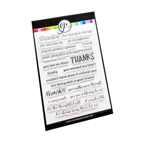 Catherine Pooler Designs: 3 Times the Thanks Sentiments Stamp Set