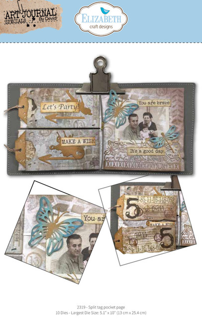 Elizabeth Craft Designs: Die, Split Tag Pocket Page