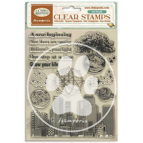 Stamperia: Clear Stamp, A New Beginning