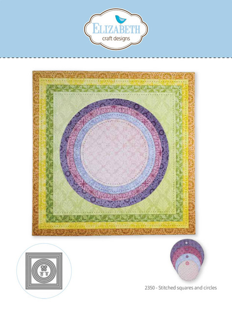 Elizabeth Craft Designs: Die, Stitched Squares and Circles