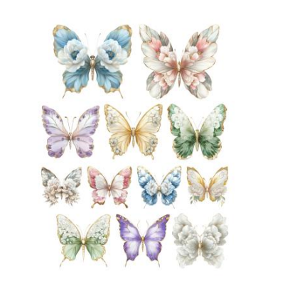 Simply Stated Design: Butterflies Ephemera, Dragoncore