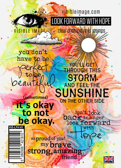 Visible Image: A6 Stamp Set, Look Forward To Hope