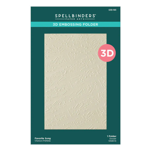 Spellbinders: Embossing Folders - Favorite Song