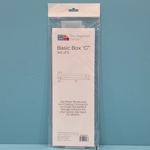 The Organized Option: Basic Box "G" - Set of 5