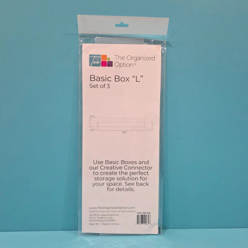 The Organized Option: Basic Box "L" - Set of 5