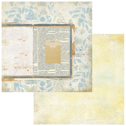49 and Market: Cardstock 12"X12", From the Garden - Pressed Leaf
