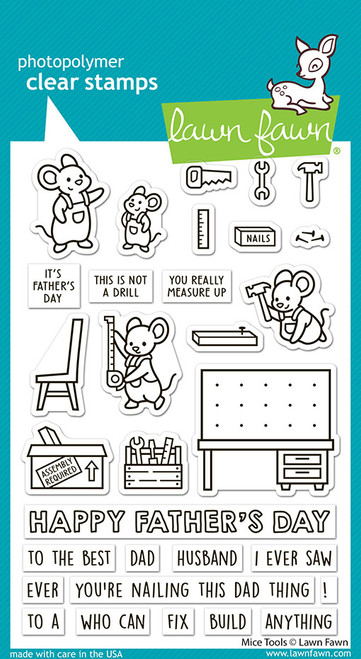 Lawn Fawn:  Clear Stamps - Mice Tools