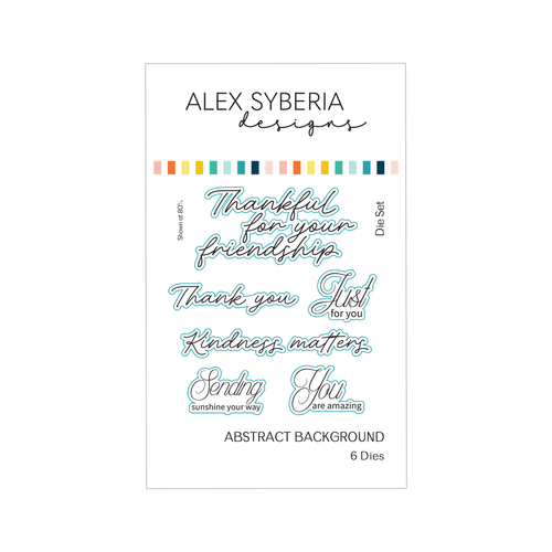 Alex Syberia Designs: Die Set, Abstract Background