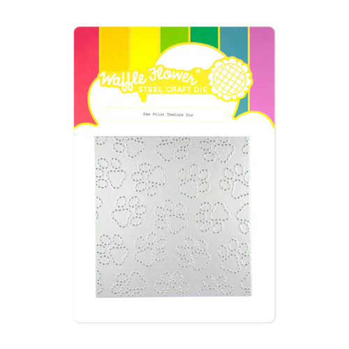 Waffle Flower: Paw Print Texture Die