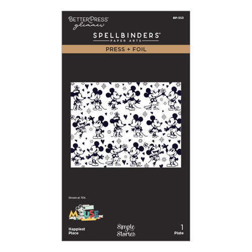 Spellbinders: Press + Foil Plate, Happiest Place
