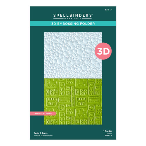 Spellbinders: 3D Embossing Folder, Suds & Buds