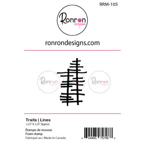 RonRon Designs: Foam Stamp - Lines