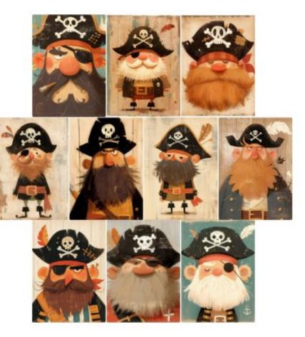 Simply Stated Designs: Pirate Card Base