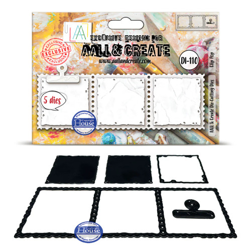 AALL and Create :Die-Cutting Die Set #110- Clip Pop
