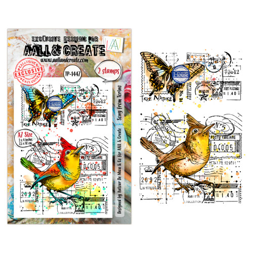 AALL and Create :A7 - Stamp Sets #1447- Song from Torino