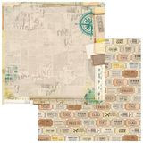 49 and Market: Travel Diaries Cardstock 12"X12" - Travel Notes
