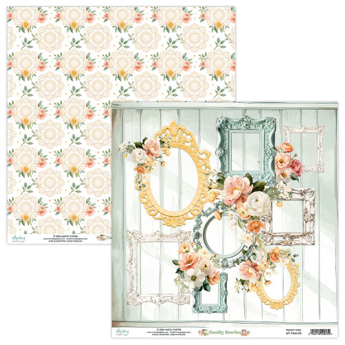 Mintay: 12X12 Patterned Paper, Family Stories 04