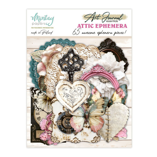 Mintay: Art Journal Ephemera Pack, Attic (65pc)