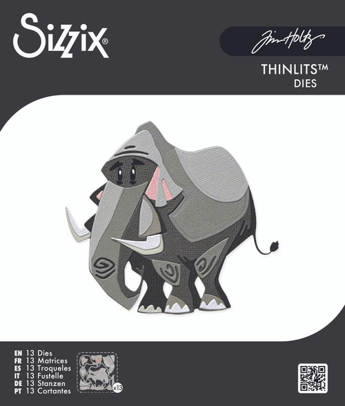 Tim Holtz: Thinlit Die Set, Colorize Mini Clarence (11pc)