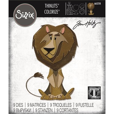 Tim Holtz: Thinlits Die,  Colorize - Harrison (9 pc)
