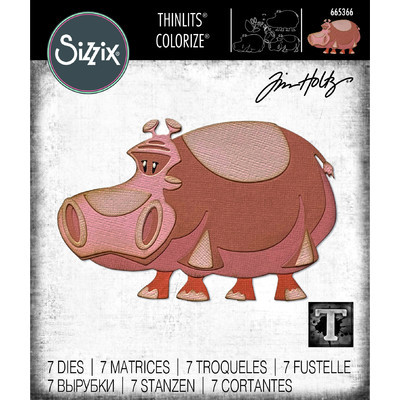 Tim Holtz: Thinlits Die Set, Colorize - Bernice (7pk)