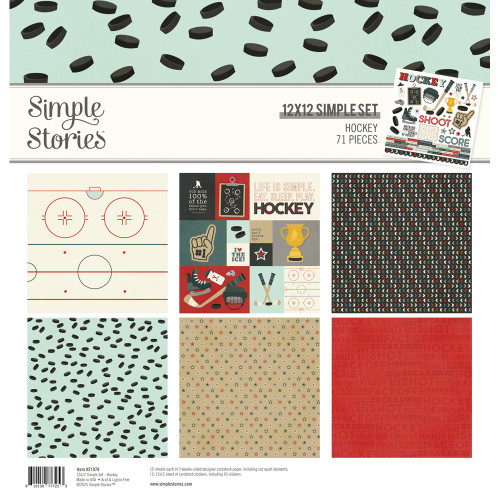 Simple Stories: 12X12 Collection Kit, Hockey