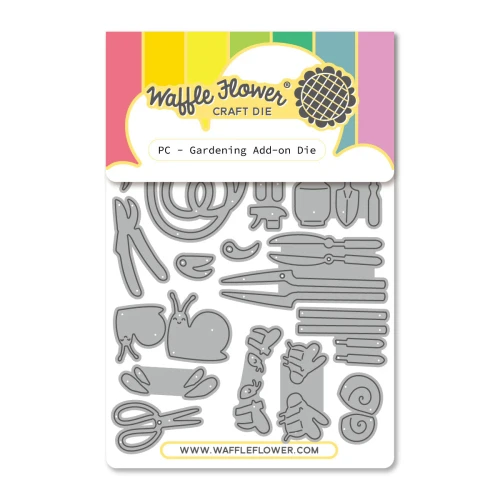 Waffle Flower: Postage Collage Gardening Add-ons Die