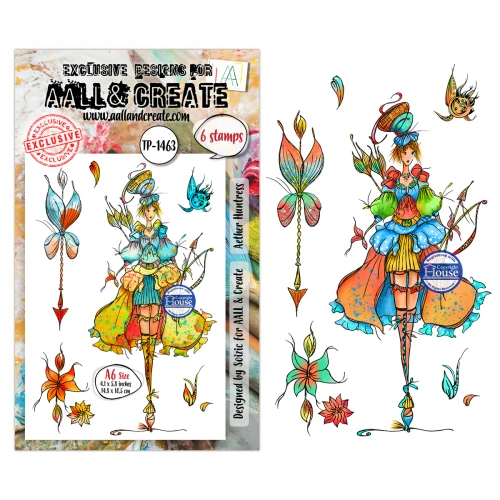 AALL & Create: A6 - Stamp Set #1463 - Aether Huntress