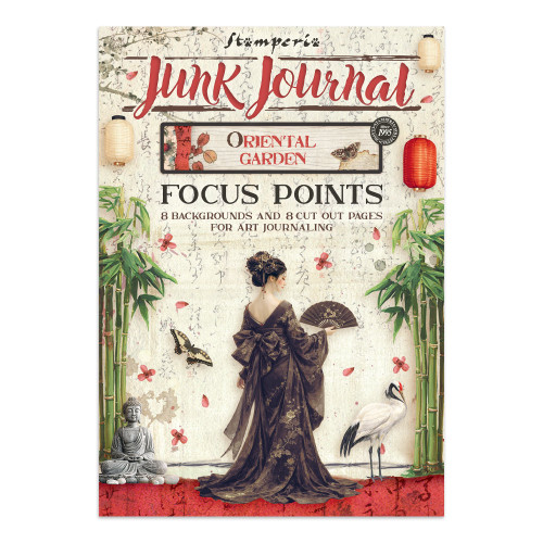 Stamperia: Junk Journal Focus Points, Oriental Garden