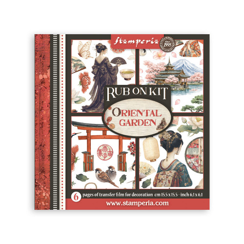 Stamperia: Rub-on Kit, Oriental Garden