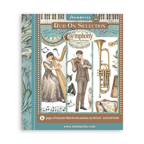 Stamperia:  Rub-on Selection, Symphony