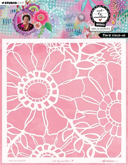 Art By Marlene: Mask Floral Close-Up Art by Marlene 1 Piece