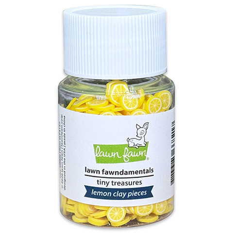 Lawn Fawn: Tiny Treasures, Lemon Clay Pieces