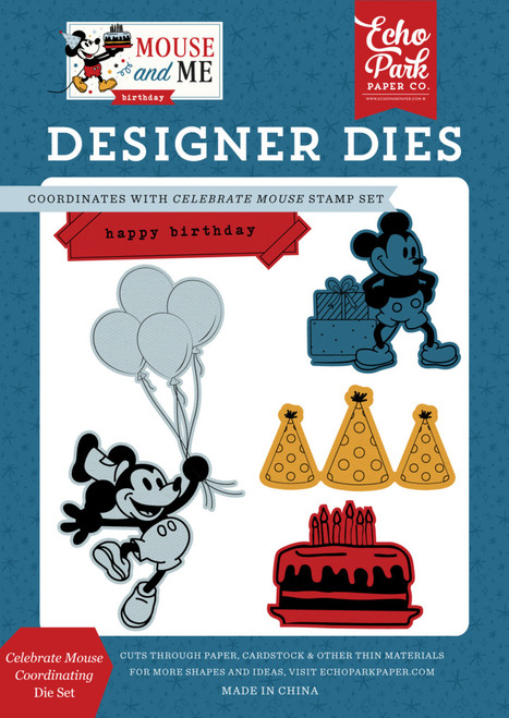 Echo Park: Die, Mouse and Me Birthday - Celebrate Mouse