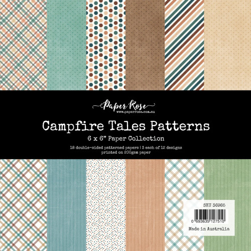 Paper Rose: 6X6 Paper Collection, Campfire Tales Patterns