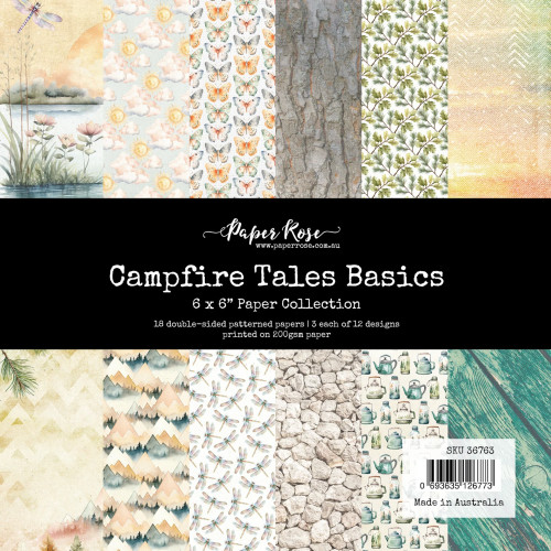 Paper Rose: 6X6 Paper Collection, Campfire Tales Basics