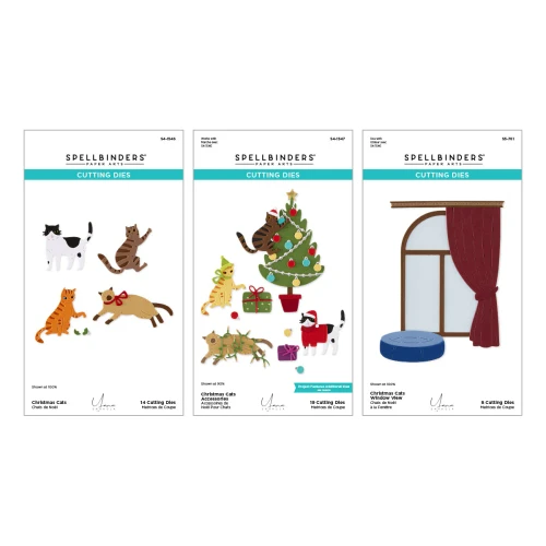 Spellbinders: Christmas Cats Die Bundle by Yana Smakula